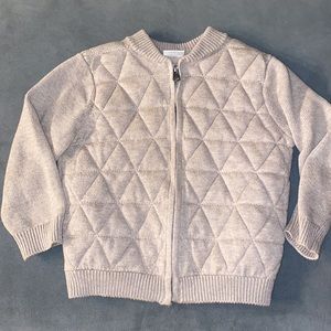 Zara quieted zip up sweater